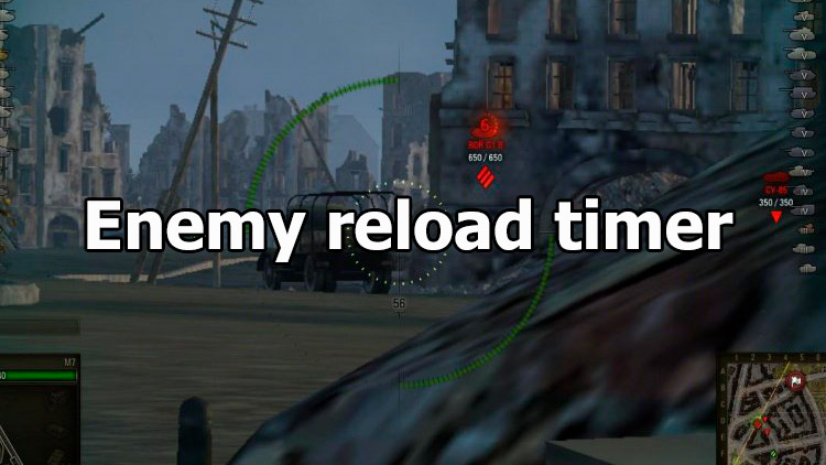 Enemy reload timer for World of Tanks 1.24.1.0