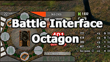 Battle Interface "Octagon" for World of Tanks 1.24.1.0