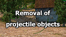 Removal of projectile objects for World of tanks 1.24.1.0