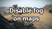 Disable fog on maps and inrease visibility range for WOT 1.24.1.0