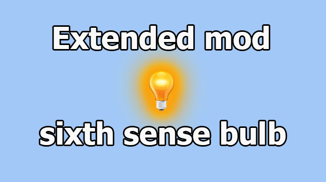 Extended mod for sixth sense bulb for WOT 1.24.1.0