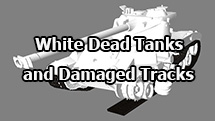 Mod "White Dead Tanks and Damaged Tracks" for WOT 1.15.0.2