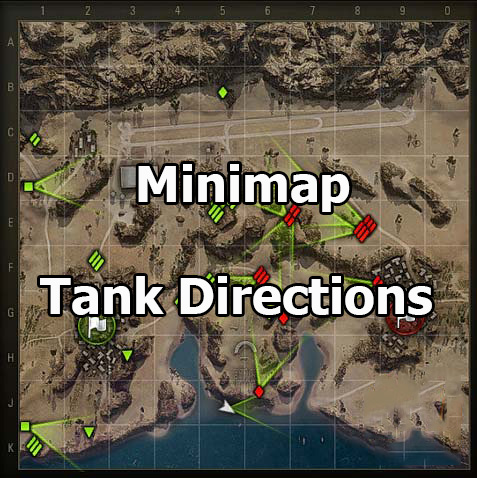 Minimap Tank Directions for World of Tanks 1.24.1.0