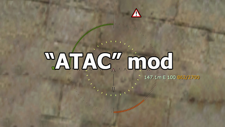 “ATAC” mod - enemy indicator for World of Tanks 1.25.1.0