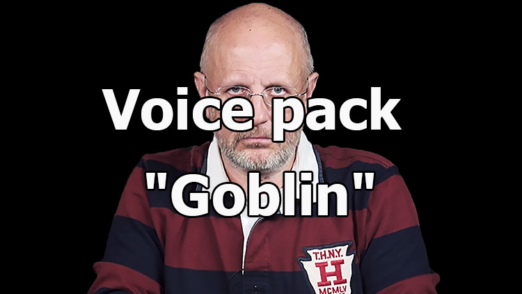 Voice pack "Goblin" for World of Tanks 1.24.0.1