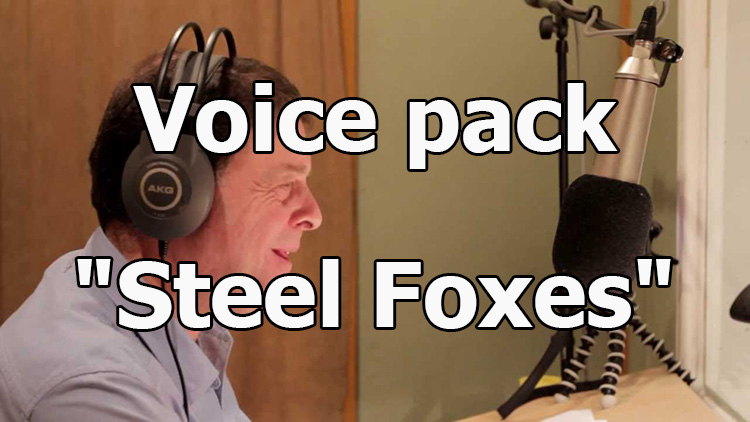 Voice pack "Steel Foxes" for World of Tanks 1.24.1.0