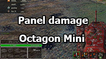 Panel damage Octagon Mini for World of Tanks 1.27.0.1