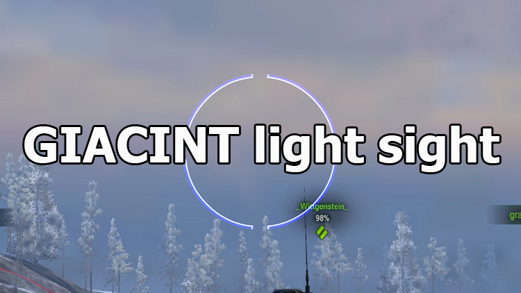 GIACINT light sight for World of Tanks 1.15.0.2