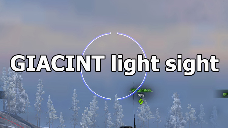 GIACINT light sight for World of Tanks 1.24.1.0