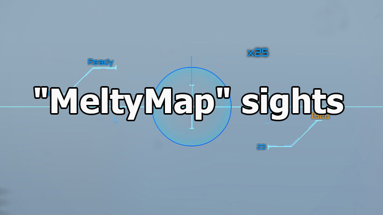 Beautiful "MeltyMap" sights for World of Tanks 1.24.0.1