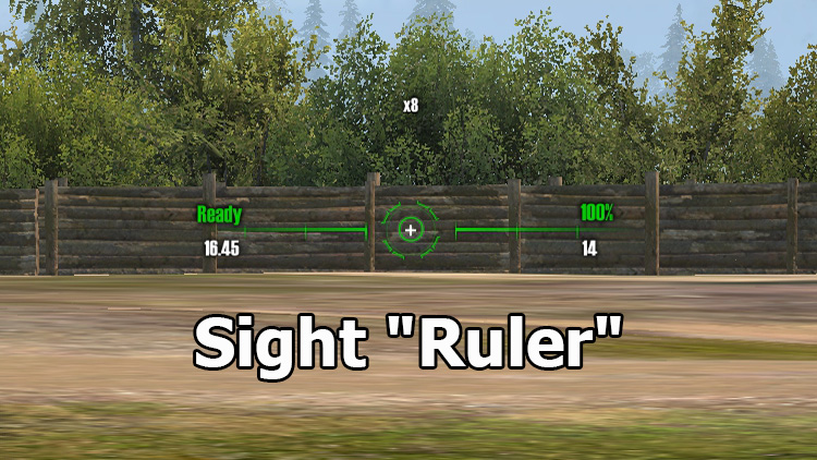 Great Ruler Sight for World of Tanks 1.25.1.0