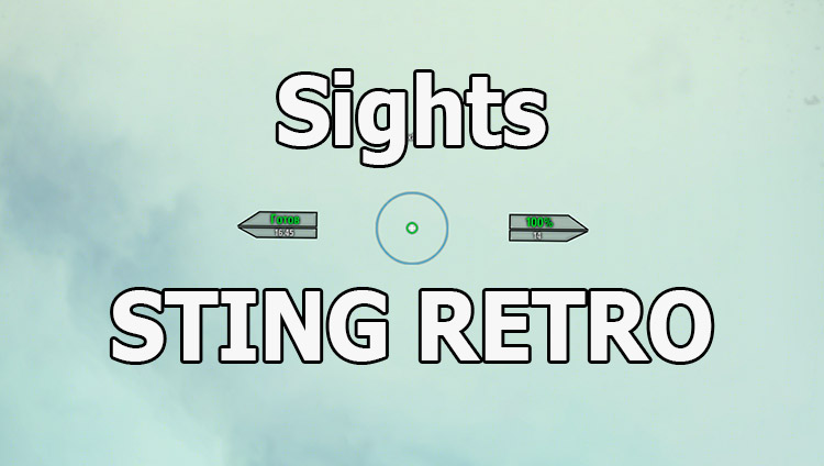 STING RETRO sights for World of Tanks 1.25.1.0