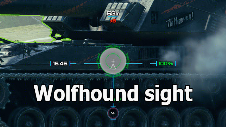 Wolfhound sight for World of Tanks 1.25.1.0