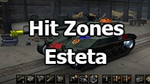 Skins hit zones Esteta (Sergey Emets) for WOT 1.23.0.0
