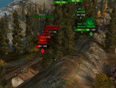 Enemy reload timer for World of Tanks