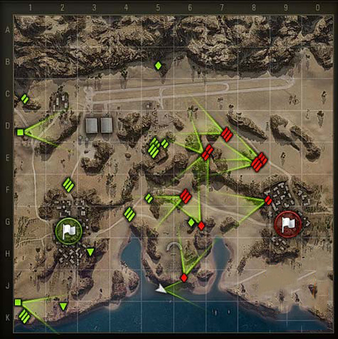 Minimap Tank Directions for World of Tanks