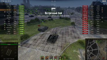 HP tanks in player panels for World of Tanks