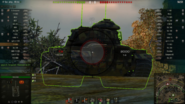 Black sight CS style for World of Tanks