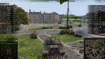 Bright sight with animation for World of Tanks