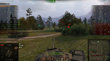 Green sight "Magnitola" for World of Tanks
