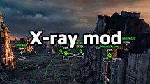 X-Ray mod for World of Tanks 1.28.0.0