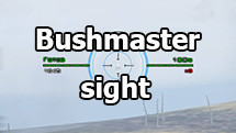 Bushmaster sight with armor indicator for World of Tanks 1.27.0.1